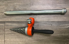RIDGID D-476 SPIRAL PIPE REAMER RATCHET and HANDLE ASSEMBLY