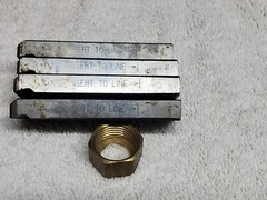Ridgid 47750 1&rdquo;-2&rdquo; NPT Alloy Steel Universal Right Hand Dies Open Box LN