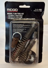 Ridgid Model T-250 Tool Kit 48482 for 3/8&rdquo; Drum Cables ***DAMAGED READ*** #5