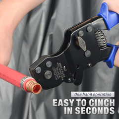 Icrimp Rachet PEX Pipe Cinch Tool for Stainless Steel Clamps Meet ASTM 2098 Clam