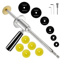 Adjustable PVC Pipe Cutter &ndash; 7&Prime; Depth, 1-1/2&Prime; to 8&Prime; Pipes, 6 Diamond Wheels & Bl