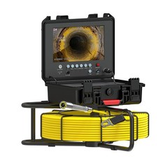 30m Pipe Inspection Cameraw/ 512hz Transmitter Meter Counter 9&Prime; Monitor IP68