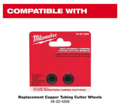 Milwaukee 1/2 in. Compact Close Quarters Tubing Cutter | 48-22-4260 | Pack of 1