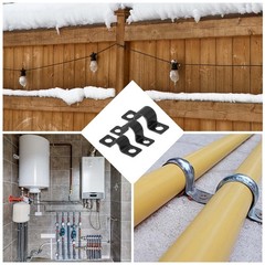 30Pcs 10mm(3/8&Prime;) Two Hole Pipe Strap, U Brackets Conduit Clamp