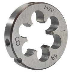 M20 x 1 Metric Round Die Machine Thread Die M20 x 1.0mm Right Hand Tool