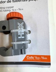 HDX Junior Tube Cutter for PVC & Copper Pipe Cuts 1/8&Prime;- 5/8&Prime; Size Pipes NEW