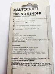 Autocraft Tubing Bender 1/4&Prime; Diameter Copper Brass & Aluminum Brake AC Water