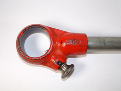 RIDGID 00R Pipe Threader Die Head Set, 1&Prime; & 3/4&Prime; with Ratchet, 00R