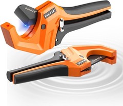 PVC Pipe Cutter 3-Gear Adjustable Cut up to 2-1/2&rdquo; Ratchet Pipe Cutter