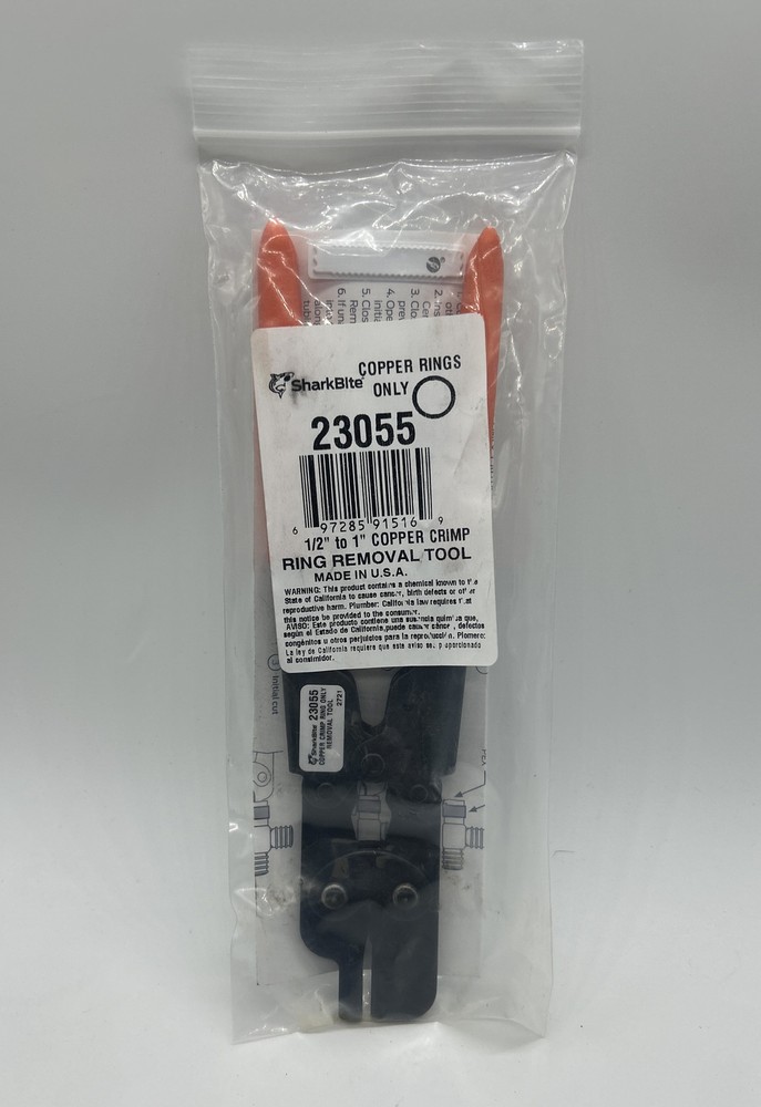 SharkBite 23055 PEX Copper Crimp Ring Removal Tool For 1/2&rdquo; to 1&rdquo; Copper Crimps
