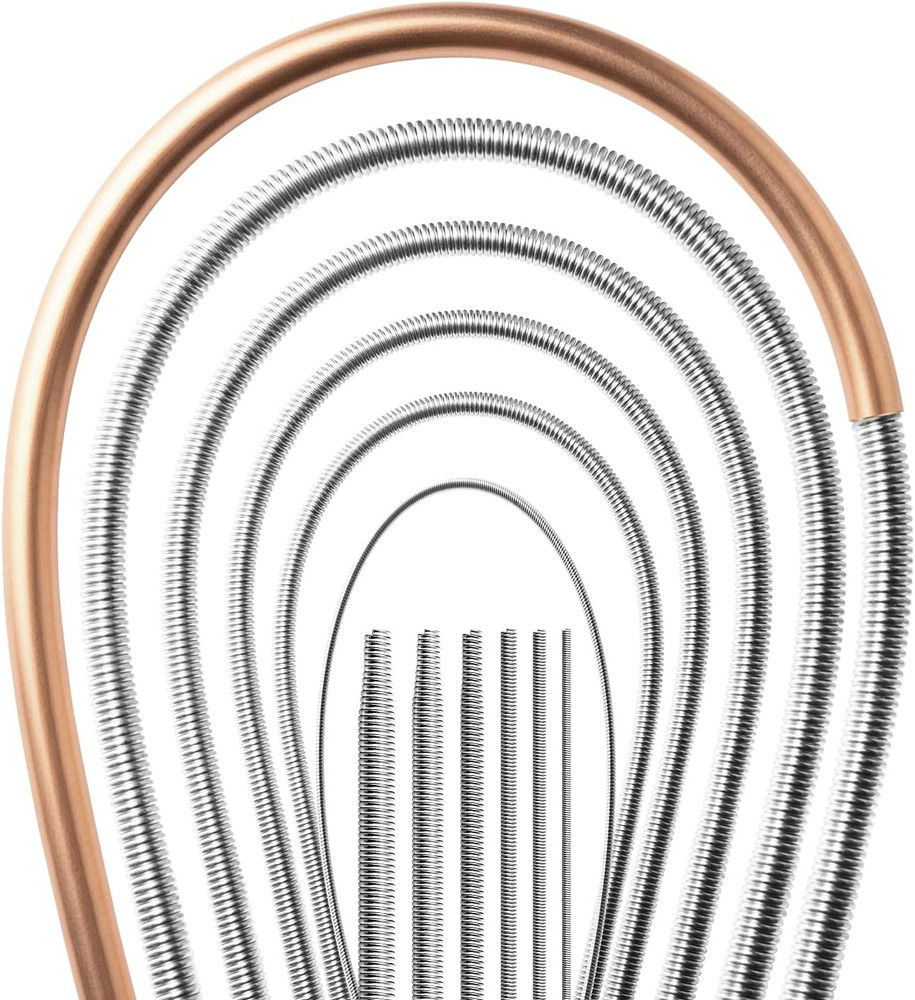 6-In-1 Copper Tube Bender, 43-Inch Long Spring, 1/4&Prime;, 5/16&Prime;, 3/8&Prime;, 1/2&Prime;, 5/8&Prime; an