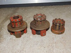 Lot of 3 Ridgid 00-RB Bolt Threader Die Heads 5/16&Prime; &ndash; 3/4&Prime; &ndash; 7/8&Prime;
