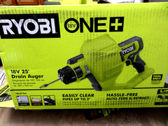 Ryobi PCL456B ONE+ 18V Cordless 25&prime; Drain Auger (Tool Only) Tested working