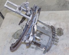 MATHEY & DEARMAN, PIPE BEVEL MACHINE, 8&Prime;-12&Prime; MACHINE, W/ HAND CRANK