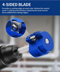 DAYDOOR PVC Pipe Reamer Kit 8PCS Carbide Heads 1/2-4&Prime; Tool