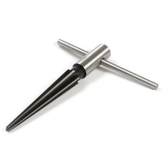 Taper Hand Held Reamer Tool Set T Handle 5-16mm Tapered Hole Pipe Chaser Reaming