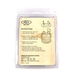Wheeler-Rex Pipe Tools 837825 Ridge 37825 1/2-Inch NPT Alloy Drop Head Pipe Dies
