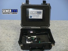 BATTERY POWERED / AC SEWEREYE SEWER CAMERA, PIPE INSPECTION SYSTEM WITH LOCATOR