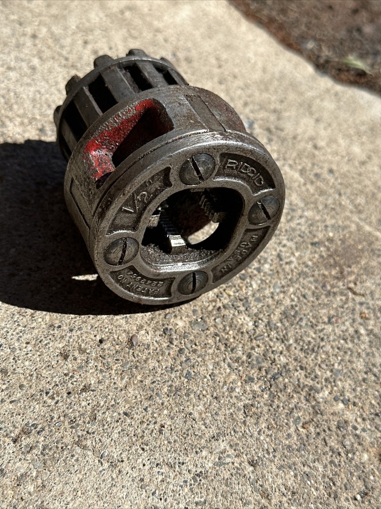 RIDGID 1/2&Prime; NPT 00-R Die Head Manual Pipe Threader Ratcheting 00R