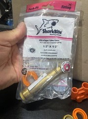 HDX Ratcheting PVC Cutter & Sharkbite 1/2&Prime; x 1/2&Prime; Lead Free Slip Coupling & More