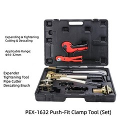 PEX-1632 Crimp Tool for 16-32mm Pipes, PEX Clamp Tool Compatible with Rehau