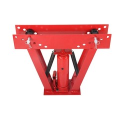 12 Ton Pipe Bender Manual Hydraulic Piping Bending Exhaust Tube Fabric + 6 Dies
