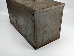 Oster Power Drain Cleaner Metal Box Only &ndash; carrying case vintage