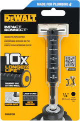 Impact Connect Pipe Cutter, PVC Cutter, Diamond Grit Cutting Wheel (DWAIPCIR)