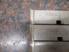 RIDGID 1&Prime;-2&Prime; NPT Cat No. 47770 Hs Right Hand Dies USED FREE SHIPPING