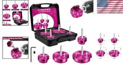 Brand New PVC Reamer Kit for Plumbing &ndash; 4 Pieces in Red with Aluminum Finish