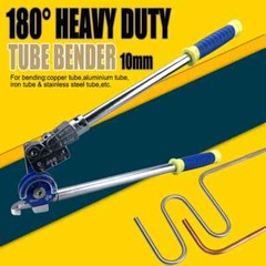 180 Degree 10mm Heavy Duty Tube Bender Non-slip Handle Optional Bending Angle