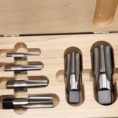Professional-Grade Greenfield Threading GT USA NPT Pipe Tap Set High Grade Steel