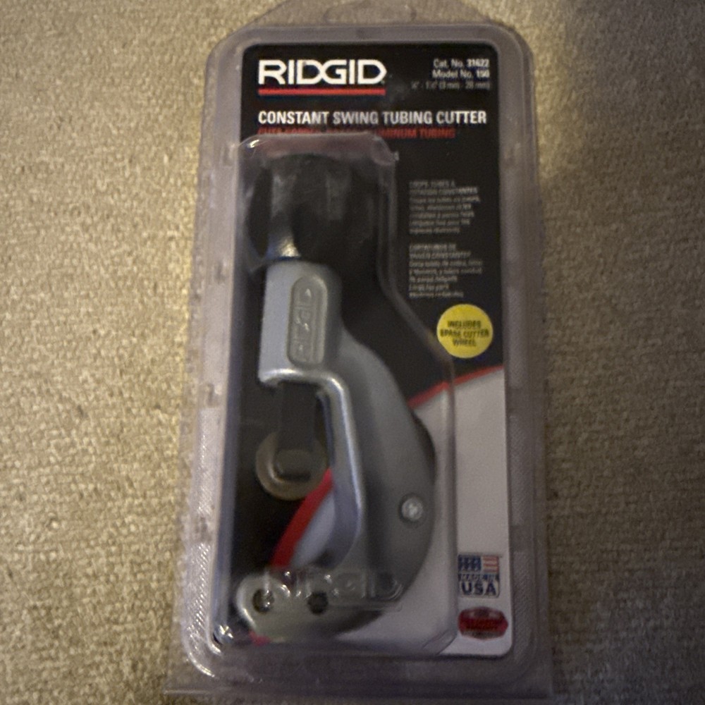 NEW Ridgid Constant Swing Tubing Cutter Cat. No. 31622 Model No. 150