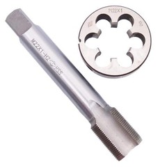 HSS M22 x 1mm Tap and M22 x 1.0mm Die Metric Thread Right Hand