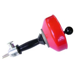 Westward 6Aty1 Drain Cleaner, Manual/Power, 5/16In X 25Ft