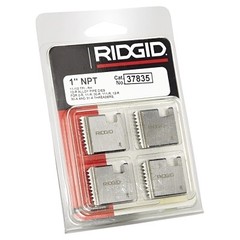 Manual Threading/Pipe and Bolt Dies Only, 1 in &ndash; 11-1/2 NPT, 12R Ridge Tool
