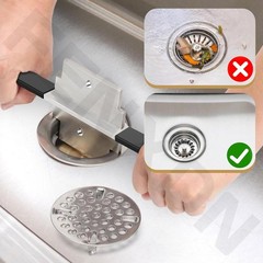 Waste Drain Tool for 3 Tier Sink in Commercial Kitchens, Silvery, Twist and L&hellip;