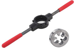 1/2&Prime;-28 Heavy Duty Die and Die Stock Handle Wrench Holder Combo 22LR 223 5.56 9M
