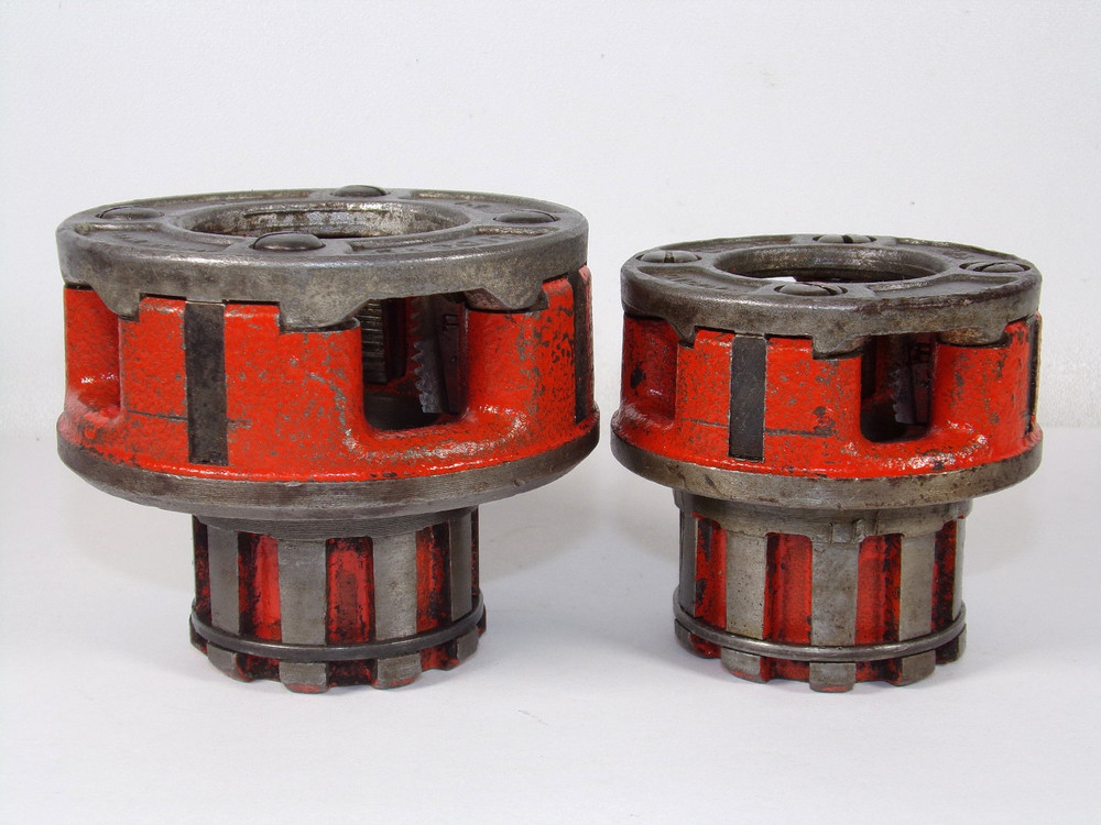 RIDGID 00-R Pipe Threading Die Head Set, 1&Prime; & 3/4&Prime;