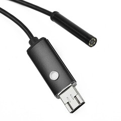 LED Waterproof Borescope USB Inspection Tube Camera 5M Pipe 7mm