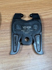 VEVOR 5PCS VUS Pressing Kit, Press Rings (1/2&Prime;, 3/4&Prime;, 1&Prime;, 1-1/4&Prime;) & R8 Jaw 32 KN