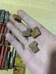RUST DAMAGE Tap Die Parts Toledo Vermont Ridgid Pipe More Than 50 Pieces