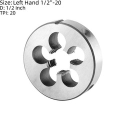 1/2&Prime;-20 UNF Tap and Die Set Left Hand, 1/2 x 20 UNF Machine Thread Tap and Ro&hellip;