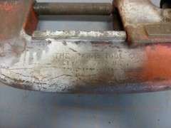 *Missing Rollers* RIDGID NO 4-S Iron Pipe Cutter 2&Prime; to 4&Prime; Cap. Heavy Duty USA