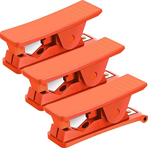 3 Pieces PTFE Plastic Tubing Cutter Hose Tube Pipe Accurate Red