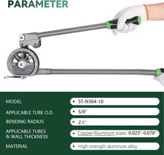 Roller Tubing Bender for HVAC Copper Aluminum