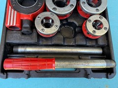 ROTHENBERGER Manual Pipe Threader Set 1/2&Prime; 3/4&Prime; 1&Prime; 1-1/4&Prime; Made In Germany