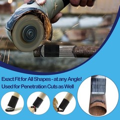 Multi Surface Pipe Profiling Tool Pipe Cutting Template Multi Functional Shape
