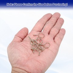Fuel Line Hose Clips, 30Pcs 11.5mm Zinc Plated 65Mn Steel Tubing Spring Clamps