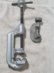 General Pipe Cutters #120 1/8-11/8&rdquo; & #127, 2 5/8&Prime; Set Of 2 USA MADE TOOLS.